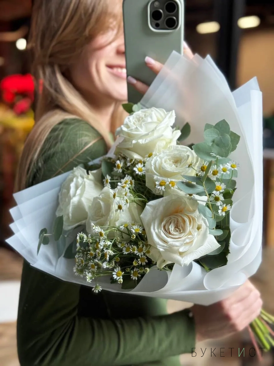 Дуо-букет "Хорошей девочке" Дуо-букет "Хорошей девочке"