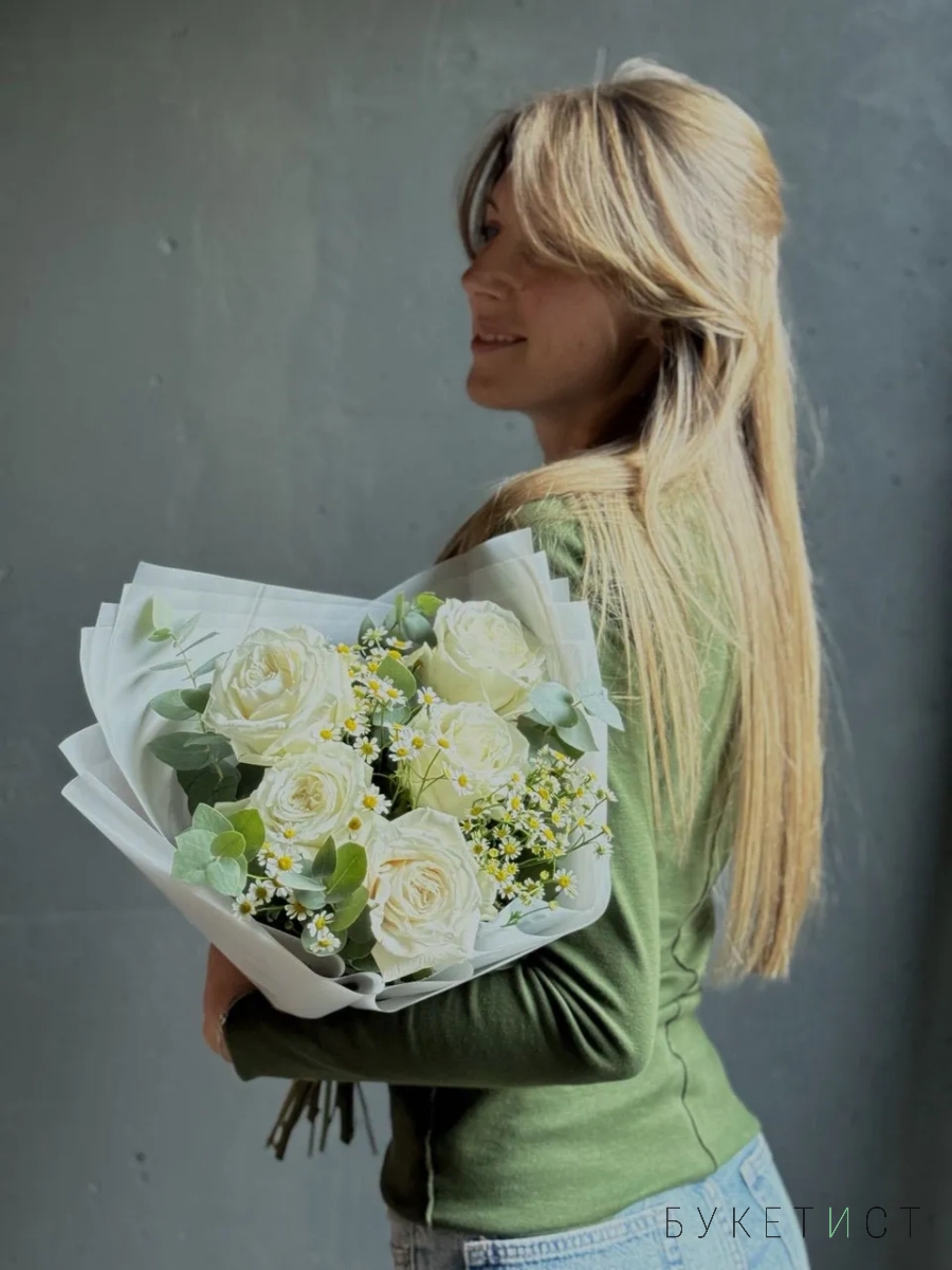 Дуо-букет "Хорошей девочке" Дуо-букет "Хорошей девочке"