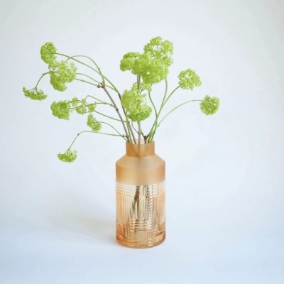 Дизайнерская стеклянная ваза 