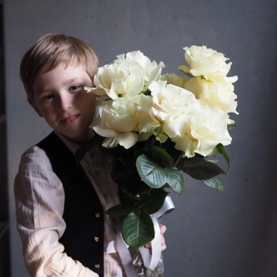 Лаконичный букет для мамы