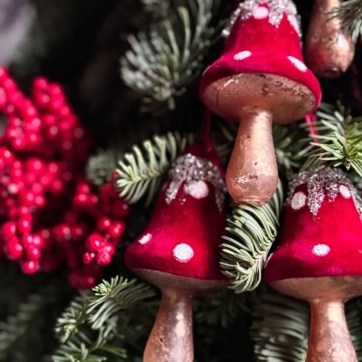 Новогодняя елочка из натуральной ели "Грибная"