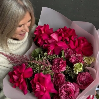 Малиновый букет