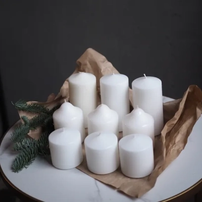 Большой набор разноуровневых свечей Большой набор разноуровневых свечей