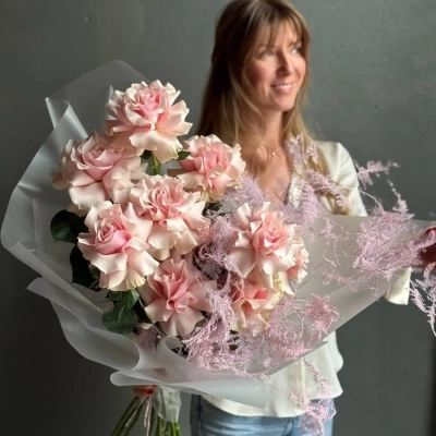 Авторский букет "Розовый бум" Авторский букет "Розовый бум"