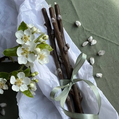 Интерьерный набор свечей "Верба"