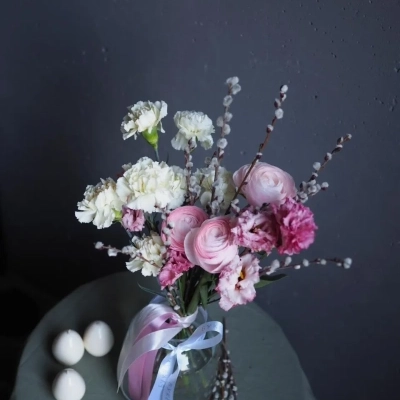 Авторский букет "Весеннее пробуждение"