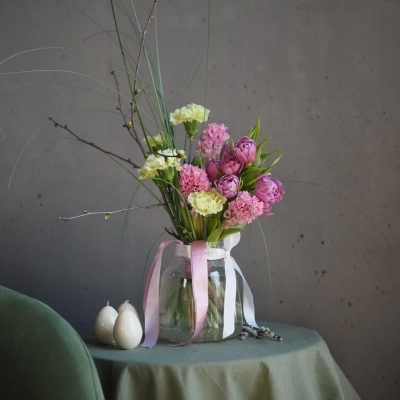 Авторский букет "Ласковый шёпот" Авторский букет "Ласковый шёпот"