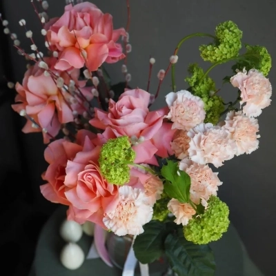 Авторский букет "Пасхальное утро"