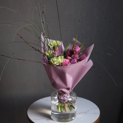 Авторский букет "Ласковый шёпот" Авторский букет "Ласковый шёпот"