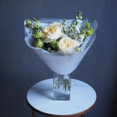 Авторский букет "Кремовая нежность"