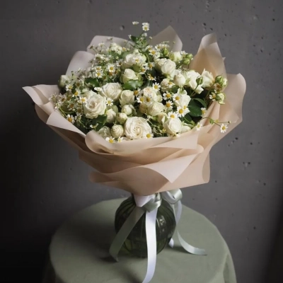 Авторский букет "Пломбир" Авторский букет "Пломбир"