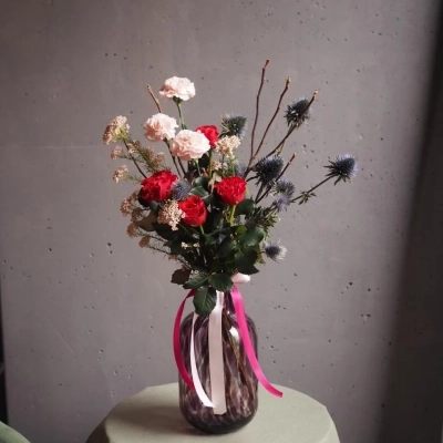 Авторский букет "Мортиша Аддамс"