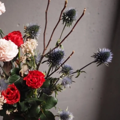 Авторский букет "Мортиша Аддамс"